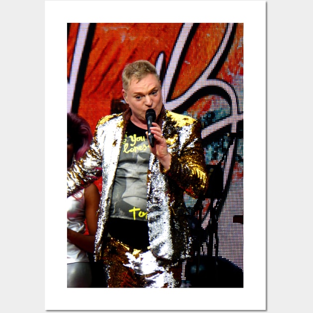 Erasure Andy Bell On stage In Concert London Stadium Wall Art by Andy Evans Photos